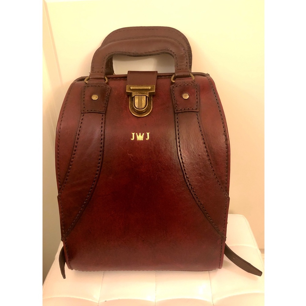 Vintage Inspired Leather Backpack
